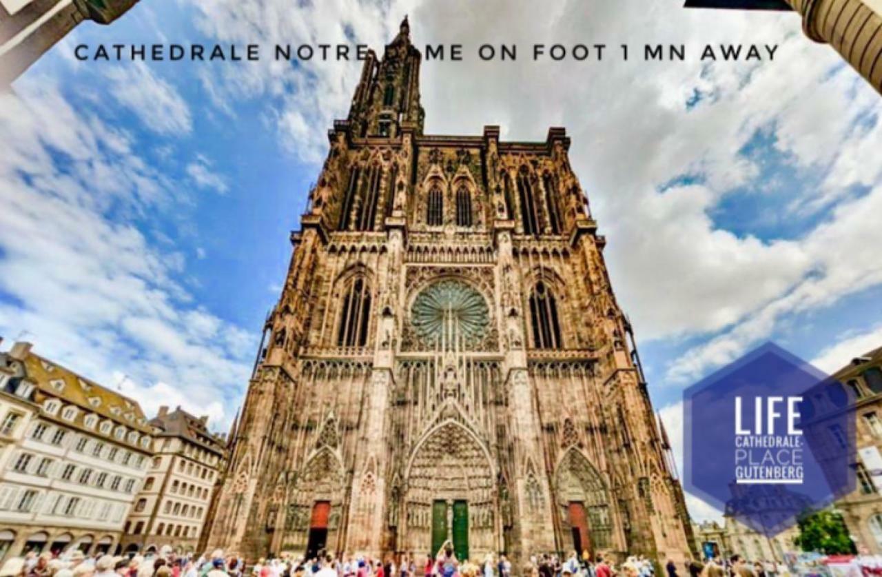 Life Cathedrale City-Center Place Gutenberg Strasbourg Bagian luar foto