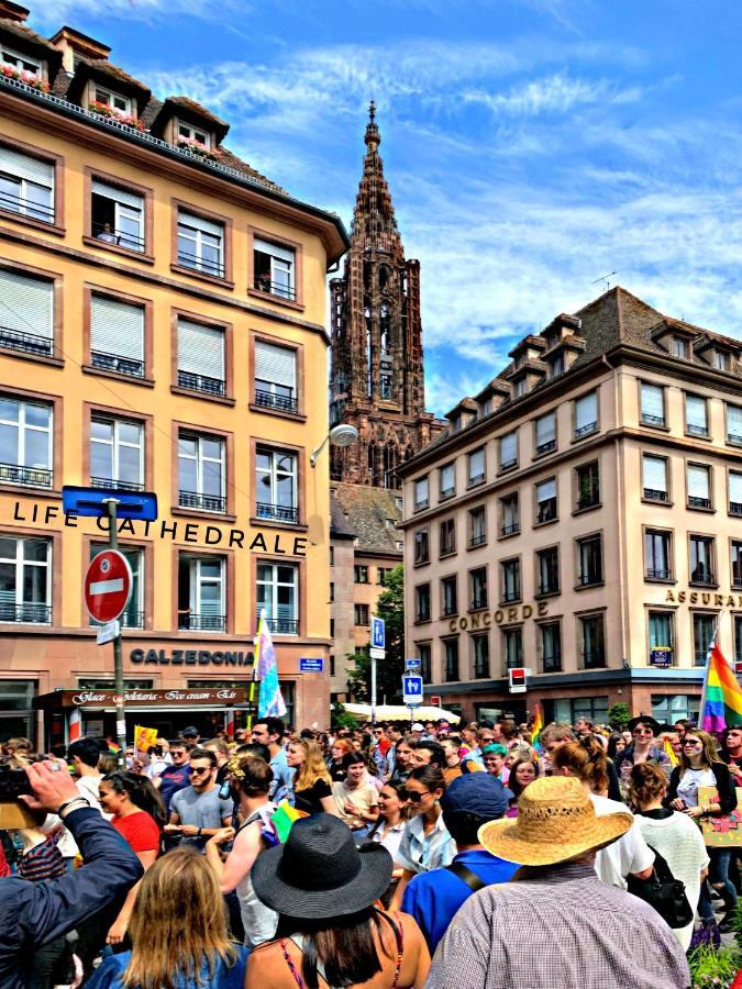 Life Cathedrale City-Center Place Gutenberg Strasbourg Bagian luar foto
